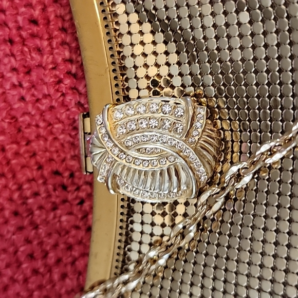 Whiting & Davis Bags Vintage Whiting Davis Gold Mesh Evening Bag